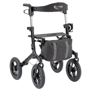 MultiMotion Outdoor Rollator | With 12-inch pneumatic tires
