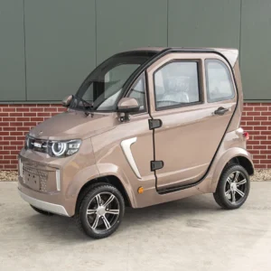 TTZ Elektrofahrzeug 2.0 – Bronze – Vollelektrisches Mikroauto – 45 km/h – Alternative zum Canta – Neuwertiger Zustand