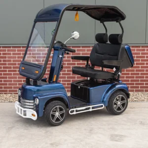 TTZ Electric Duo Elektromobil Blau – Elektromobil für 2 Personen